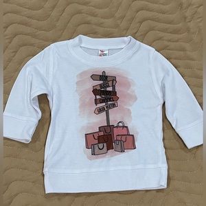 Boujee baby shirt size 3-6 month